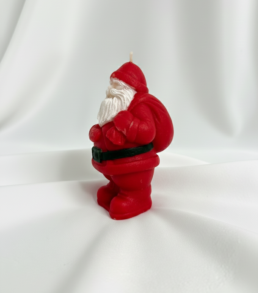 Yılbaşı Ruhunu Yansıtan Noel Baba Dekoratif Mum