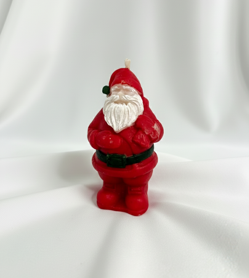 Yılbaşı Ruhunu Yansıtan Noel Baba Dekoratif Mum