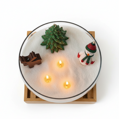 Kış Masalı Dekoratif Kase: Yılbaşı Ruhunu Evinize Taşıyın