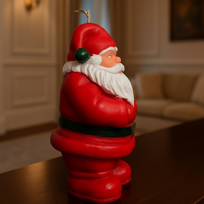 Yılbaşı Ruhunu Yansıtan Noel Baba Dekoratif Mum