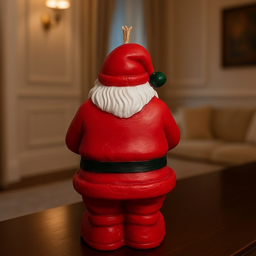 Yılbaşı Ruhunu Yansıtan Noel Baba Dekoratif Mum